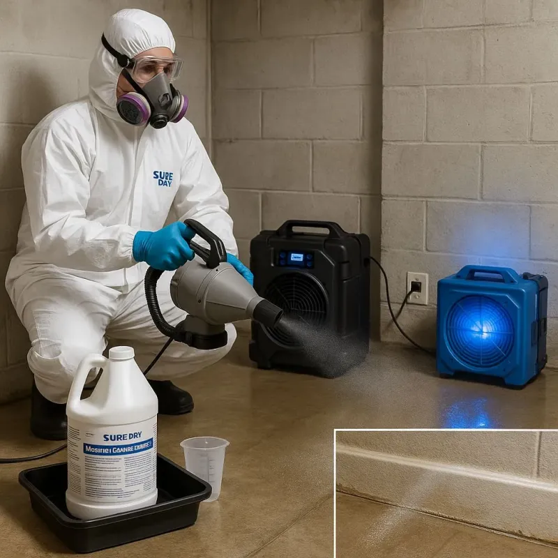 Sanitization and Odor Removal process in Hickory, NC