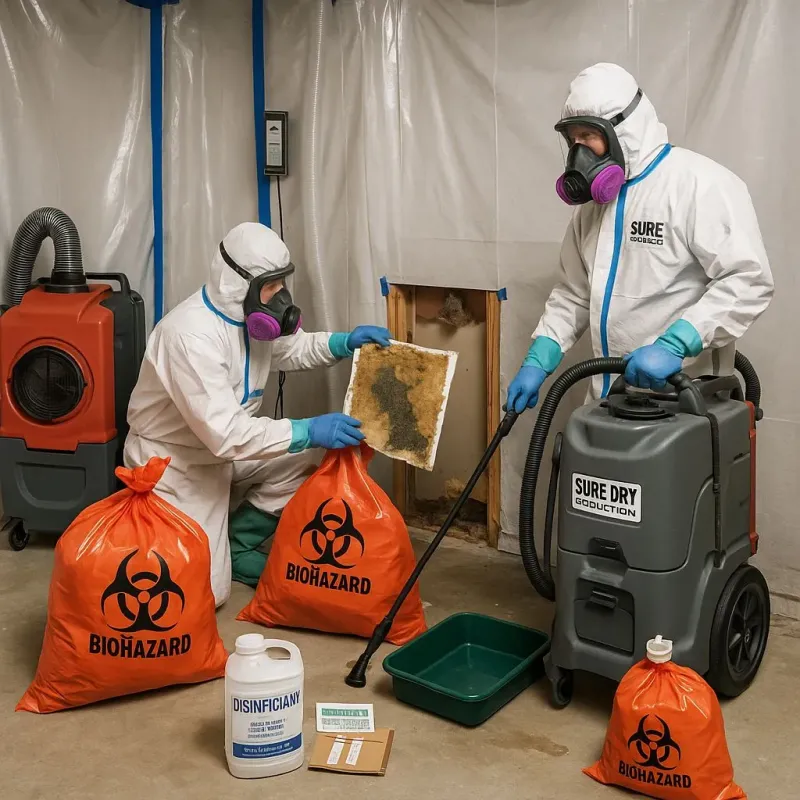 Contaminated Water Handling Protocols process in Hickory, NC